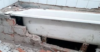 Демонтаж ванной комнаты в Магадане - стоимость работ от 821 руб. | Сварной-Мгд